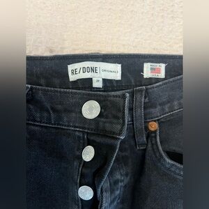 Re/Done Men's Dark Denim Jeans